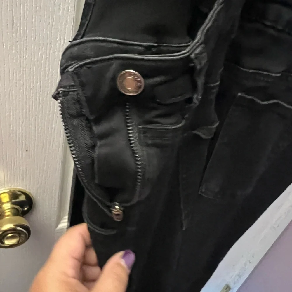 Soho Black Women's Overalls - Picture 2 of 4